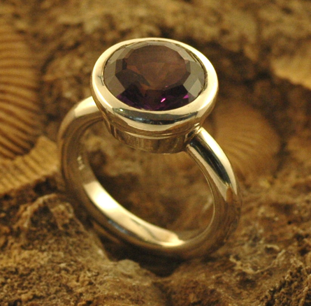 Amethyst-Ring Silber
